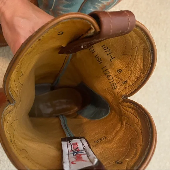 Womens Tony Llama leather cowboy boots - Picture 9 of 9